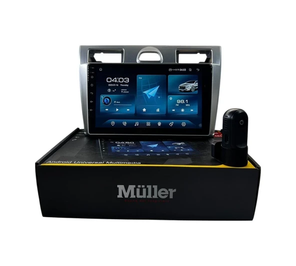 Müller Ford Fiesta 2006-2011 Müller 4-64 Profesyonel Oem Multimedya 9" ürün görseli 1