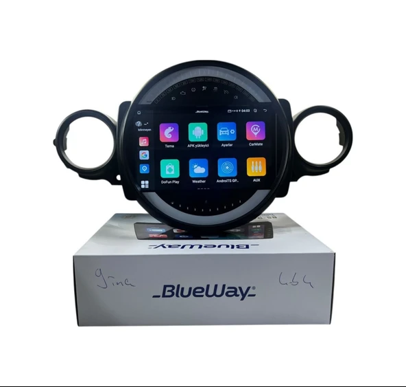 Blueway Mini Cooper 2007-2011 Blueway 4-64 Profesyonel Oem Multimedia 9" - Resim 2