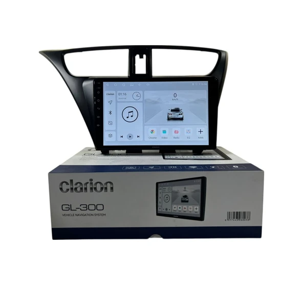 Clarion Honda Civic 2012-2017 Clarion 4-64 Tam Profesyonel Oem Multimedia 9" ürün görseli 1