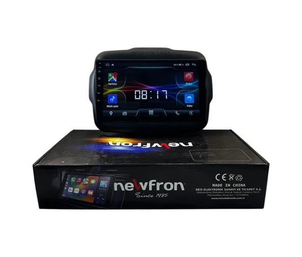 Newfron Jeep Renegade 2014-2023 Newfron 6-64 Tam Profesyonel Oem Multimedia 9" ürün görseli 1