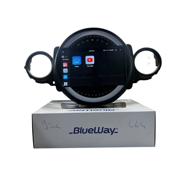 Blueway Mini Cooper 2007-2011 Blueway 4-64 Profesyonel Oem Multimedia 9" - Resim 5