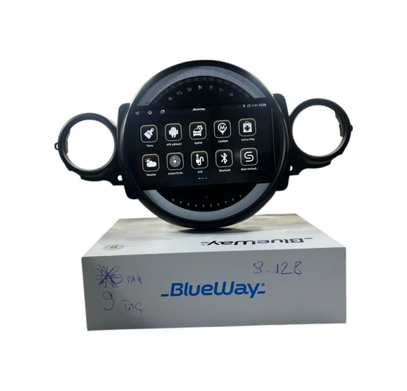 Blueway Mini Cooper 2007-2011 Blueway 8-128 Tam Profesyonel Oem Multimedia 9" - Resim 2