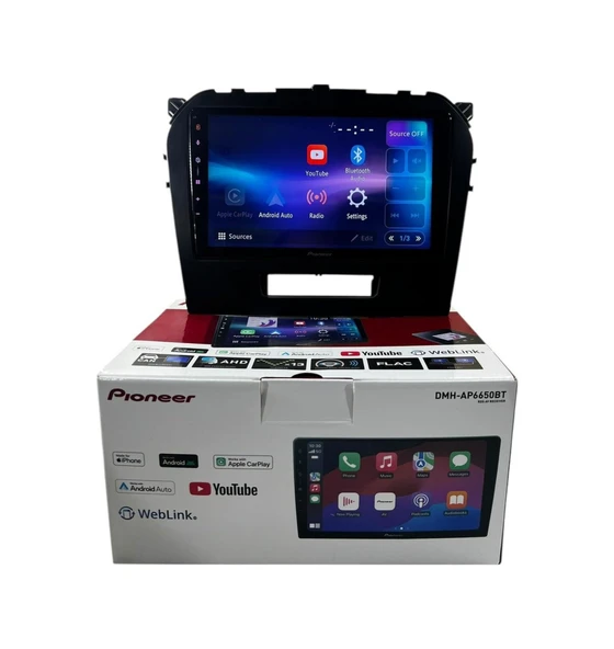Pioneer Suzuki Vitara 2015-2022 Pioneer 4-64 Tam Profesyonel Oem Multimedia 9" ürün görseli 1