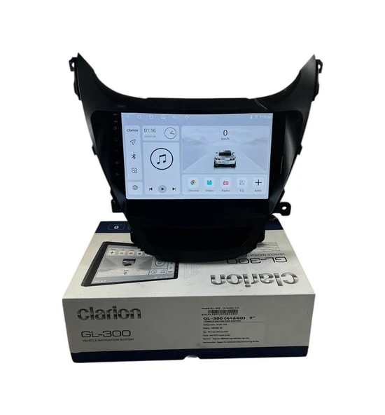 Clarion Hyundai Elentra 2014-2016 Clarion 4-64 Tam Profesyonel Oem Multimedia 9" ürün görseli 1