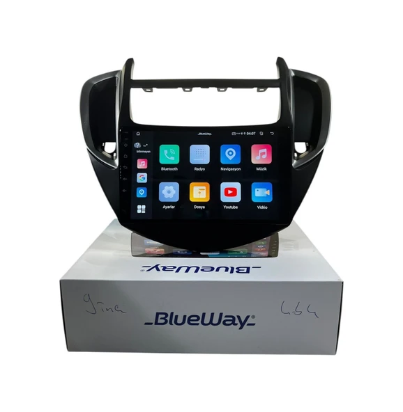 Blueway Chevrolet Trax 2014-2016 Blueway 4-64 Profesyonel Oem Multimedia 9" ürün görseli 1