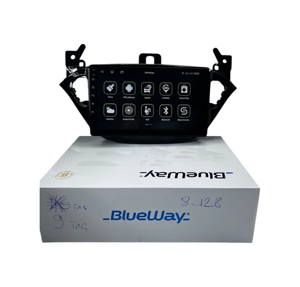 Blueway Opel Corsa E Blueway 8-128 Tam Profesyonel Oem Multimedia 9" - Resim 2