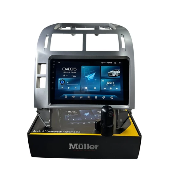 Müller Ww Polo 2004-2011 Müller 4-64 Profesyonel Oem Multimedya 9" ürün görseli 1