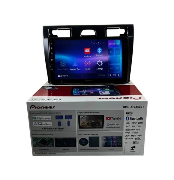 Pioneer Ford Fiesta 2006-2012 Pioneer 4-64 Tam Profesyonel Oem Multimedia 9" ürün görseli 1