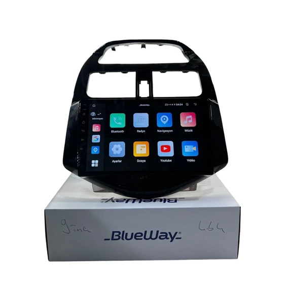 Blueway Chevrolet Spark 2010-2013 Blueway 4-64 Profesyonel Oem Multimedia 9" ürün görseli 1