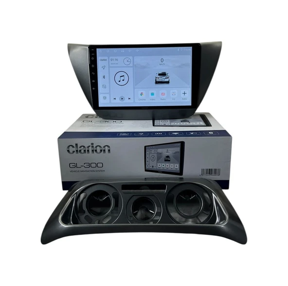 Clarion Mitsubishi Lancer 2004-2008 Clarion 4-64 Tam Profesyonel Oem Multimedia 9" ürün görseli 1