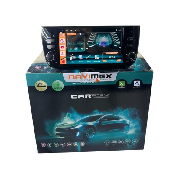 Navimex Fiat Linea-punto 2014-2018 Navimex 4-64 Fanlı Profesyonel Tam Oem 7" ürün görseli 1