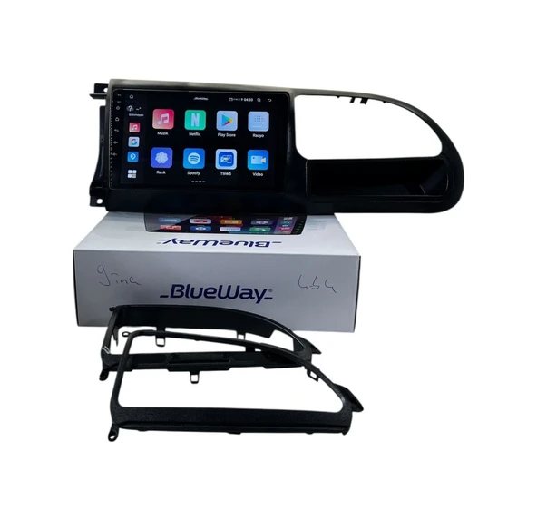 Blueway Ford Transit 1999-2002 Blueway 4-64 Profesyonel Oem Multimedia 9" - Resim 4
