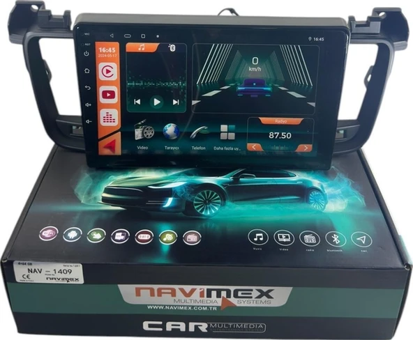 Navimex Peugeot 508 2011-2018 Navimex 6-64 Fanlı Profesyonel Oem Multimedia ürün görseli 1