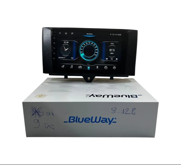 Blueway Mercedes Smart 2011-2015 Blueway 8-128 Tam Profesyonel Oem Multimedia 9" ürün görseli 1