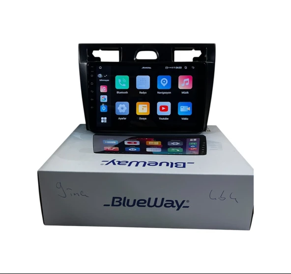 Blueway Ford Fiesta 2006-2012 Blueway 4-64 Profesyonel Oem Multimedia 9" ürün görseli 1