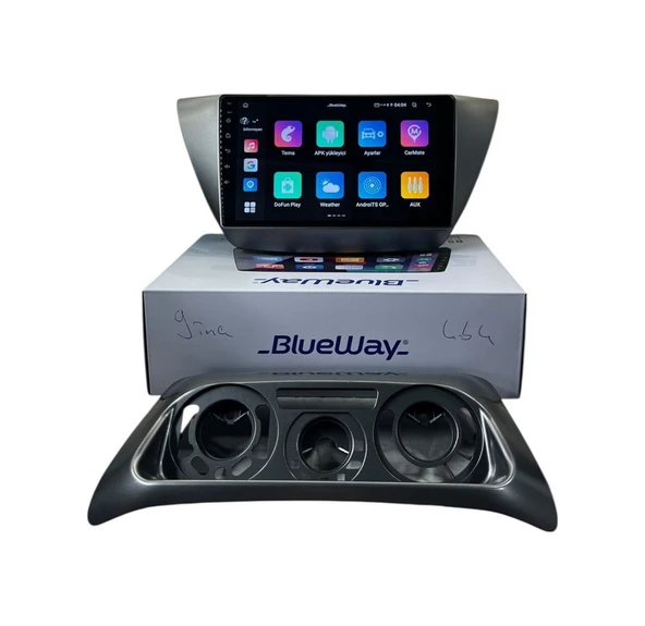 Blueway Mitsubishi Lancer 2004-2008 Blueway 4-64 Profesyonel Oem Multimedia 9" - Resim 4