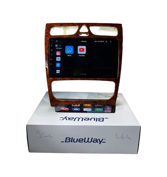 Blueway Mercedes C Class 2002-2004 Blueway 4-64 Profesyonel Oem Multimedia 9" - Resim 5