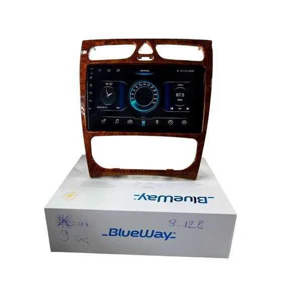 Blueway Mercedes C Class 2002-2004 Blueway 8-128 Tam Profesyonel Oem Multimedia 9" ürün görseli 1