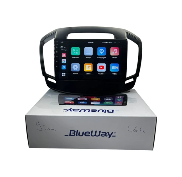 Blueway Opel İnsignia Yeni Blueway 4-64 Profesyonel Oem Multimedia 9" ürün görseli 1