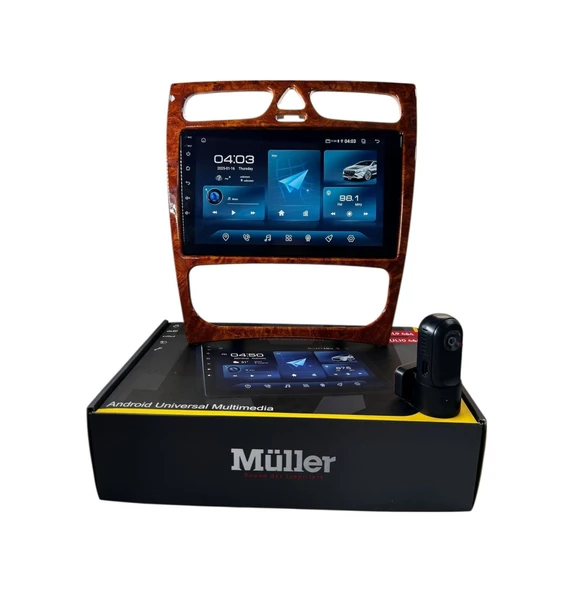 Müller Mercedes C Class 2002-2004 Müller 4-64 Profesyonel Oem Multimedya 9" ürün görseli 1