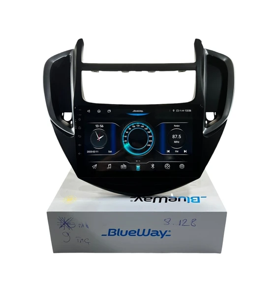 Blueway Chevrolet Trax 2014-2016 Blueway 8-128 Tam Profesyonel Oem Multimedia 9" ürün görseli 1