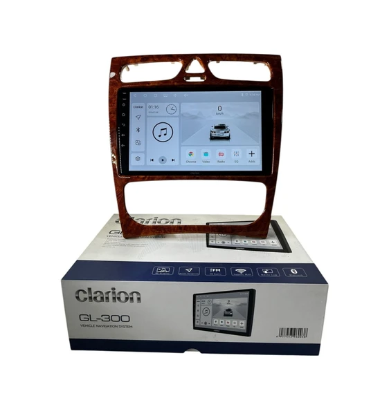 Clarion Mercedes C Class 2002-2004 Clarion 4-64 Tam Profesyonel Oem Multimedia 9" ürün görseli 1