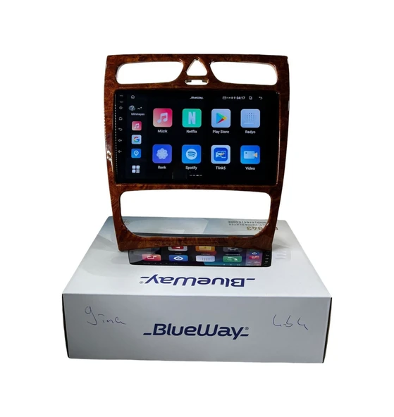 Blueway Mercedes C Class 2002-2004 Blueway 4-64 Profesyonel Oem Multimedia 9" - Resim 4