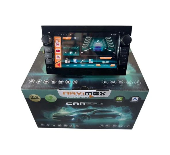 Navimex Opel Siyah Navimex 4-64 Fanlı Profesyonel Tam Oem 7" ürün görseli 1