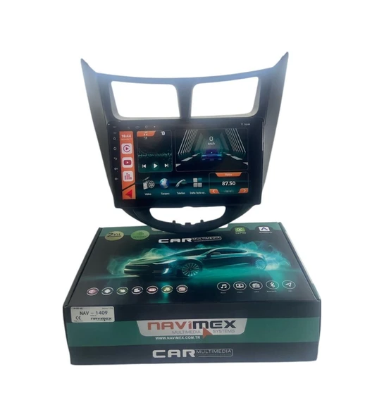 Navimex Hyundai Accent Blue Siyah 2011-2013 Navimex 8-128 Fanlı Profesyonel Oem Multimedia ürün görseli 1