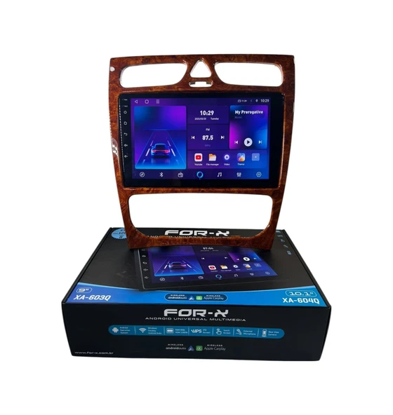 For-X Mercedes C Class 2002-2004 Forx 6-128 Profesyonel Oem Multimedia 9" ürün görseli 1