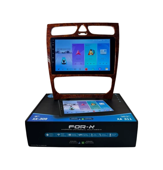For-X Mercedes C Class 2002-2004 Forx 2-32 Yeni Seri İşlemcili Pro Oem Multimedia 9" ürün görseli 1
