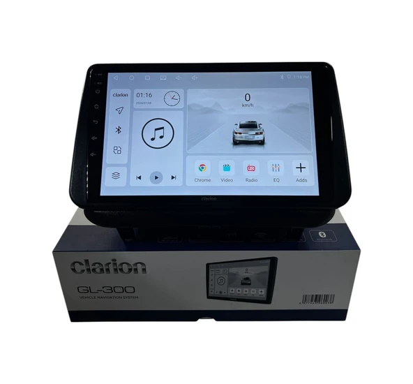 Clarion Toyota Corolla 1995-2000 Güneş-ay Clarion 4-64 Tam Profesyonel Oem Multimedia 9" ürün görseli 1
