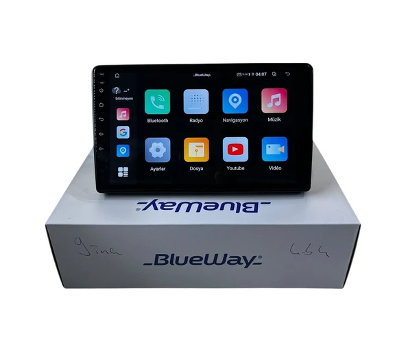 Blueway 2005-2013 Tüm Ww Grubu Blueway 4-64 Profesyonel Oem Multimedia 9" ürün görseli 1
