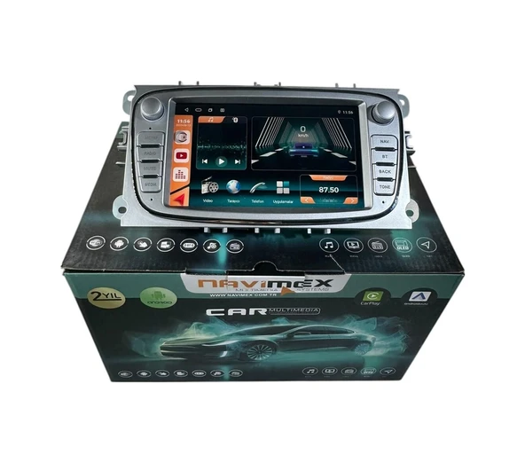 Navimex Ford Focus 2-mondeo Gri Navimex 4-64 Fanlı Profesyonel Tam Oem 7" ürün görseli 1