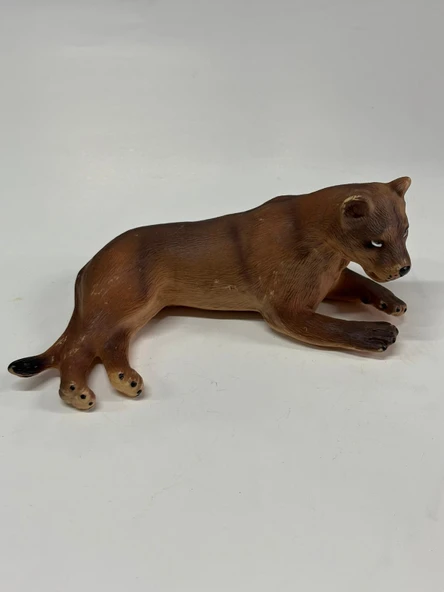 Plastik Oyuncak Büyük Boy Hayvan Puma Dağ Aslanı 17 cm ürün görseli 1