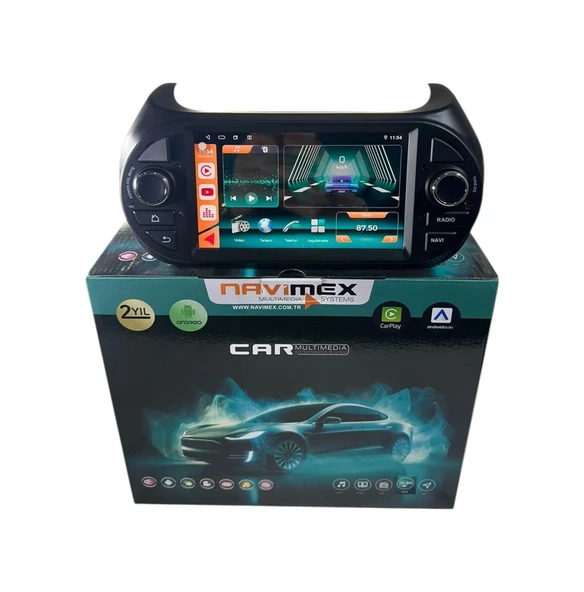 Navimex Fiat Fiorio-nemo-bipper Navimex 4-64 Fanlı Profesyonel Tam Oem 7" ürün görseli 1