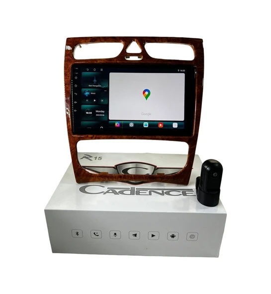 Cadence Mercedes C Class 2002-2004 Cadence R15 Dvr Kayıt Cihazlı Pro Oem Multimedia 9" ürün görseli 1