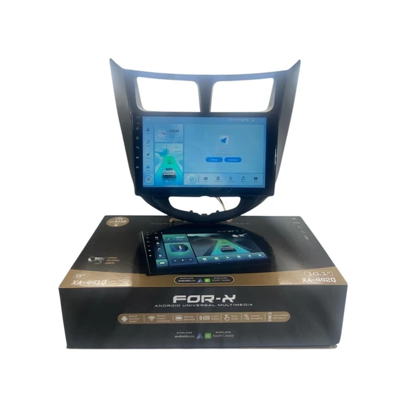 For-X Hyundai Accent Blue Siyah 2011-2013 Forx 4-64 Profesyonel Oem Multimedia ürün görseli 1