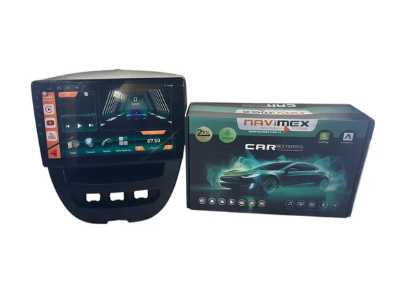 Navimex Peugeot 107 2005-2014 Navimex Samsung İşlemcili Fanlı Profesyonel Oem Multimedia ürün görseli 1