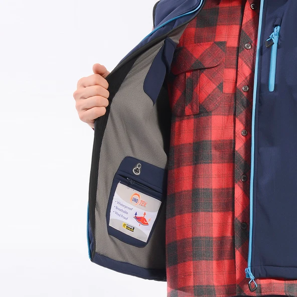 FreeCamp Vest Erkek Softshell Yelek-LACİVERT - Resim 4