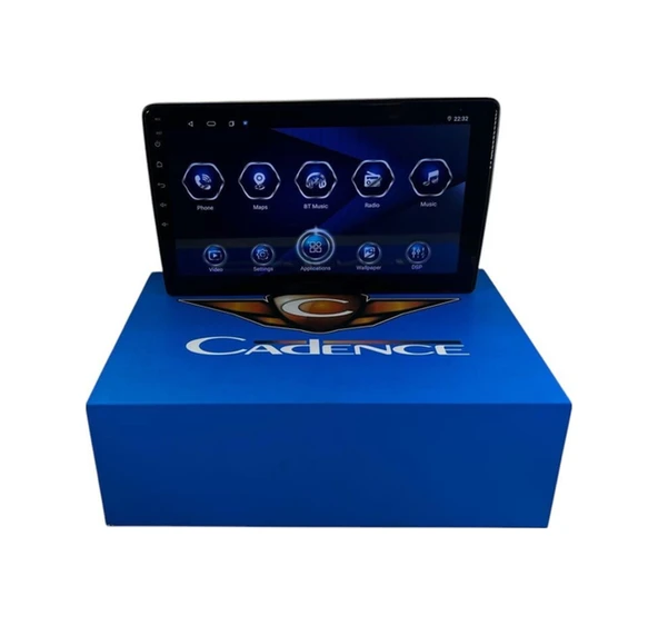 Cadence Tüm Araçlara Uygun Tek Din 10'' Cadence 6-128 Sim Kartlı 360 Cam Destekli Pro Oem Multimedia ürün görseli 1