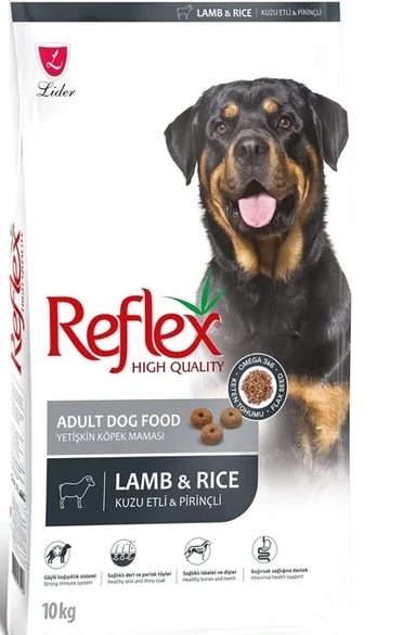 Reflex Kuzulu ve Pirinçli Yetişkin Köpek Maması 10 kg ürün görseli 1