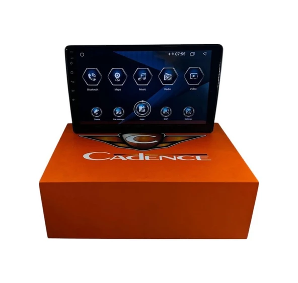 Cadence Tüm Araçlara Uygun Tek Din 9'' Cadence T5 İşlemcili Profesyonel 360 Cam Destekli Oem Multimedia ürün görseli 1