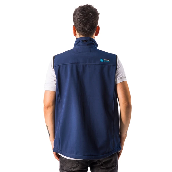 FreeCamp Vest Erkek Softshell Yelek-LACİVERT - Resim 2