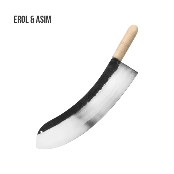 Ahşap Saplı Karbon Çelik Zırh 40 Cm ürün görseli 1