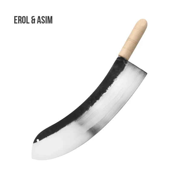 Ahşap Saplı Karbon Çelik Zırh 45 Cm ürün görseli 1