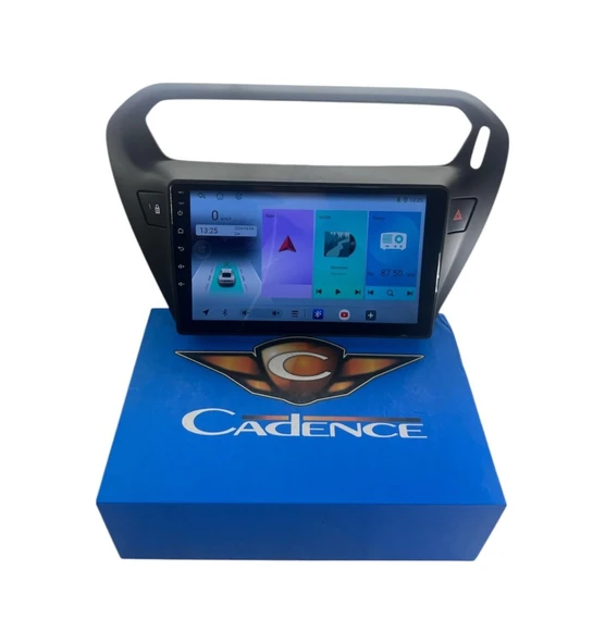 Cadence Peugeot 301 2013-2018 Cadence 6-128 Sim Kartlı 360 Cam Destekli Pro Oem Multimedia ürün görseli 1
