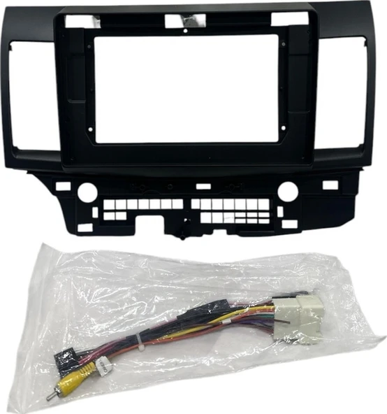 Navimex Mitsubishi Lancer 2008-2015 10'' Multimedya Çerçevesi Yüksek Kalite ürün görseli 1