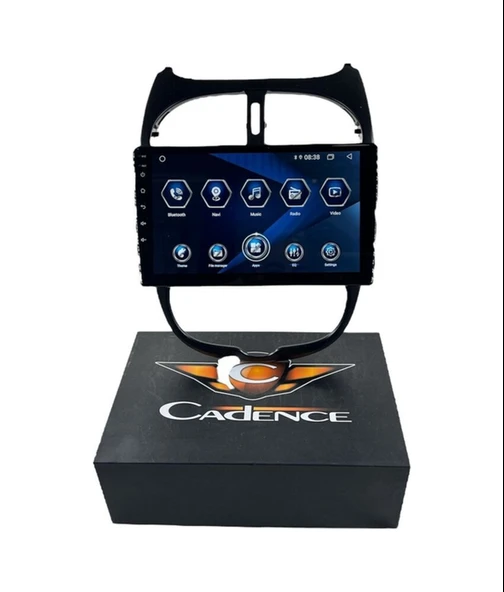 Cadence Peugeot 206 2006-2011 Cadence T5 İşlemcili Profesyonel 360 Cam Destekli Oem Multimedia ürün görseli 1