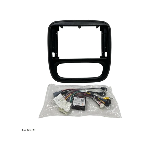 Navimex Renault Traffic-opel Vivaro 2014-2021 9'' Multimedya Çerçevesi Yüksek Kalite ürün görseli 1